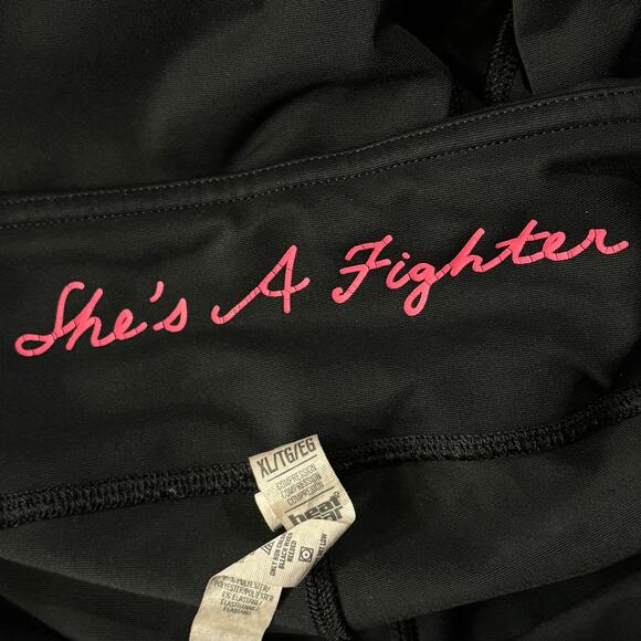 Under Armour X-Large Capri Leggings Breast Cancer Awareness Heatgear Compression - Picture 8 of 9